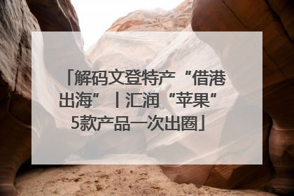 解码文登特产“借港出海”丨汇润“苹果”5款产品一次出圈
